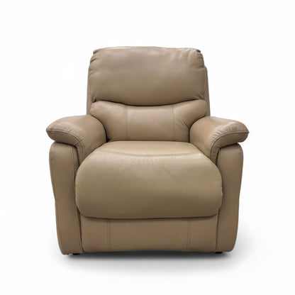 ‘Evelyn’ Taupe Leather Lift and Rise Chair