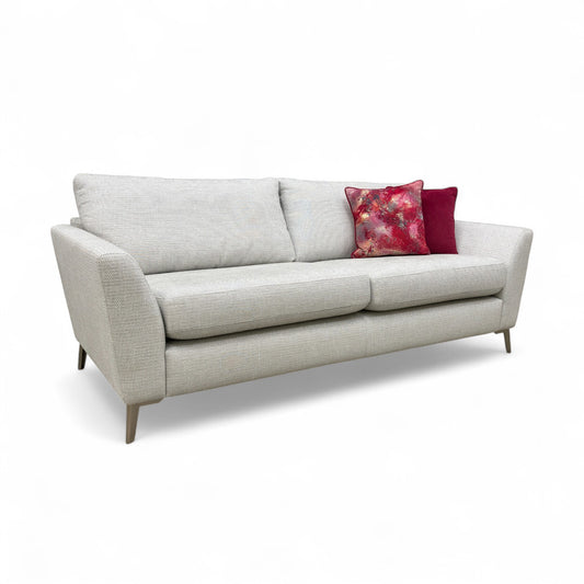 ‘Libby’ Silver Combination Libby Plain 3 Seater Sofa