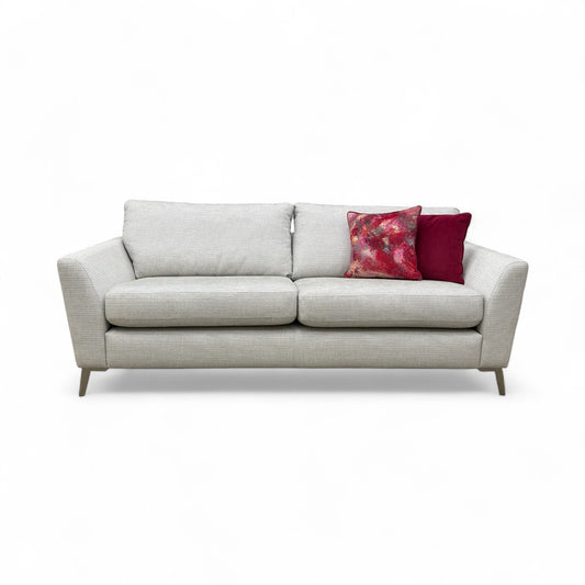 ‘Libby’ Silver Combination Libby Plain 3 Seater Sofa