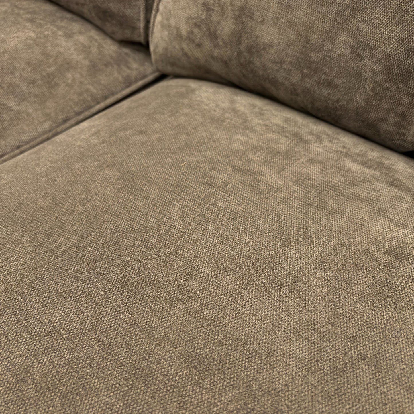 ‘Legend’ Kingston Nutmeg Classic Back Fabric Right Hand Facing Open End Corner Sofa + Armless Unit