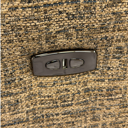 ‘Utah’ Cocoa We-0103 Tight Weave Fabric Power Recliner Armchair