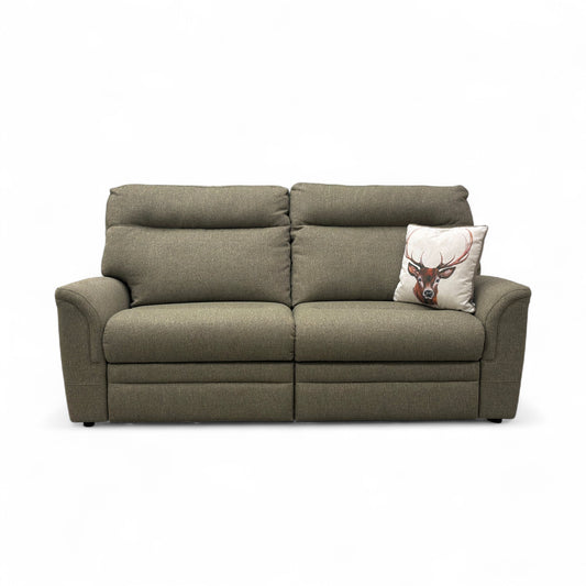 Parker Knoll ‘Hudson 23’ Country Moss 001408-0065 Tight Weave Fabric Large 2 Seater Sofa