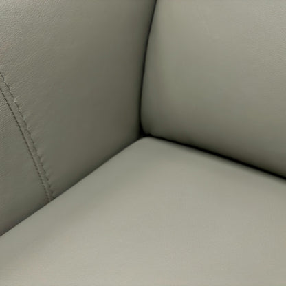 ‘Dublin’ Natural Ash La-4825 Leather 3 Seater Power Recliner with Power Headrest