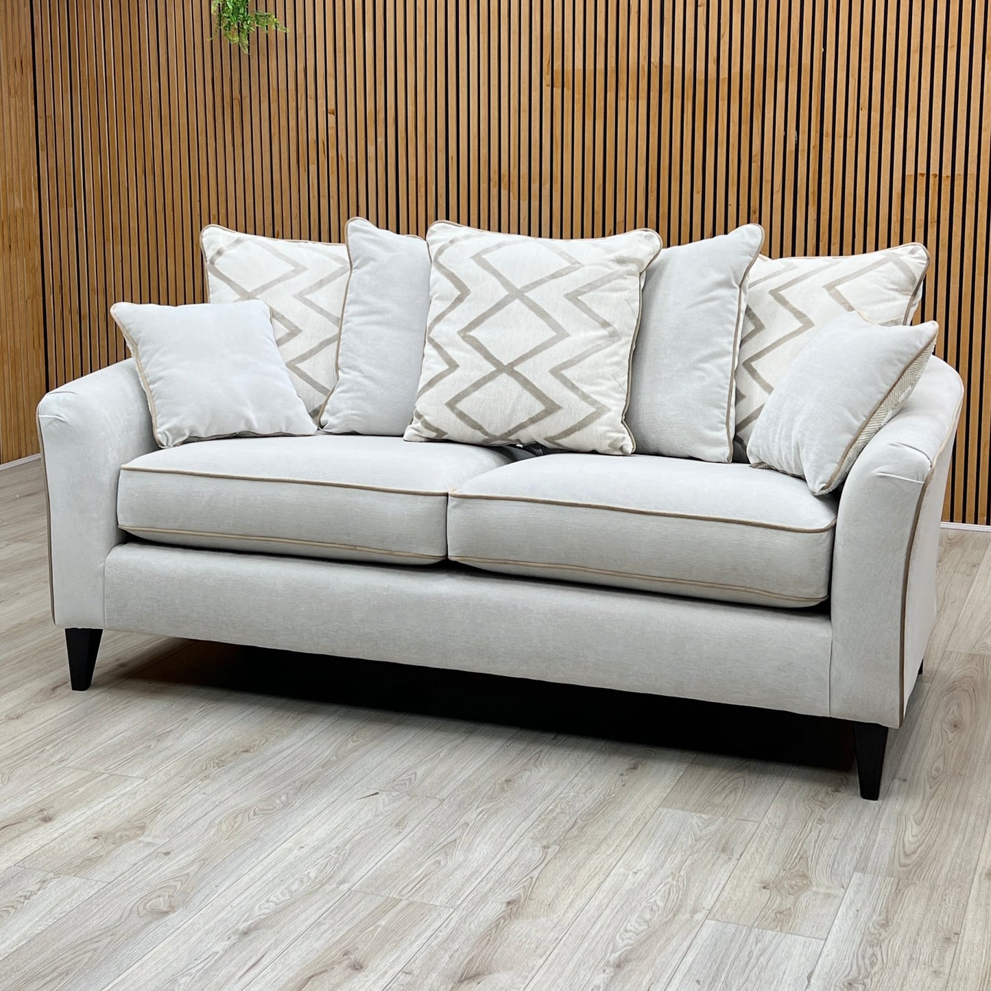 ‘Soho’ Garda Calluna Cp Dw Ft4 Fabric 3 Seater Scatter Back Sofa Furniture Village