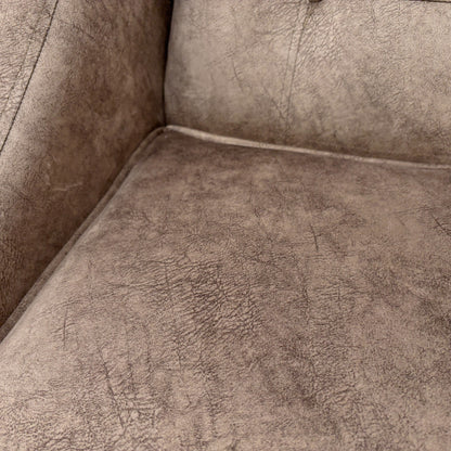 Oh So Glam ‘Mariah’ Dapple Chocolate-Tri No Insert Velvet Accent Wing Chair (Ariana)