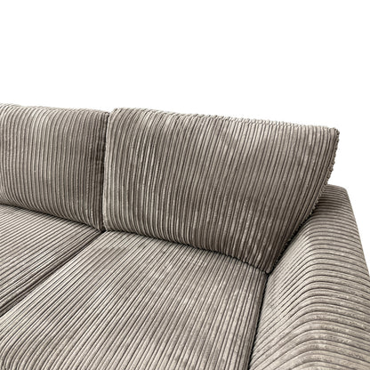 'Heydon' Steel Marley Right Hand Facing Arm Open End Corner Sofa