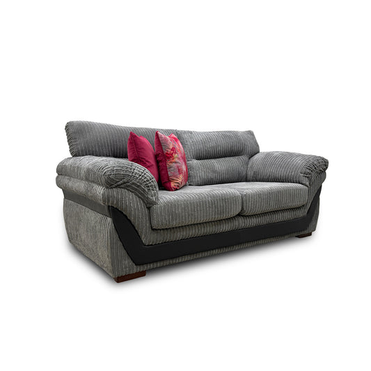 'Zana' Slate Combination Samson Large 2 Seater Sofabed