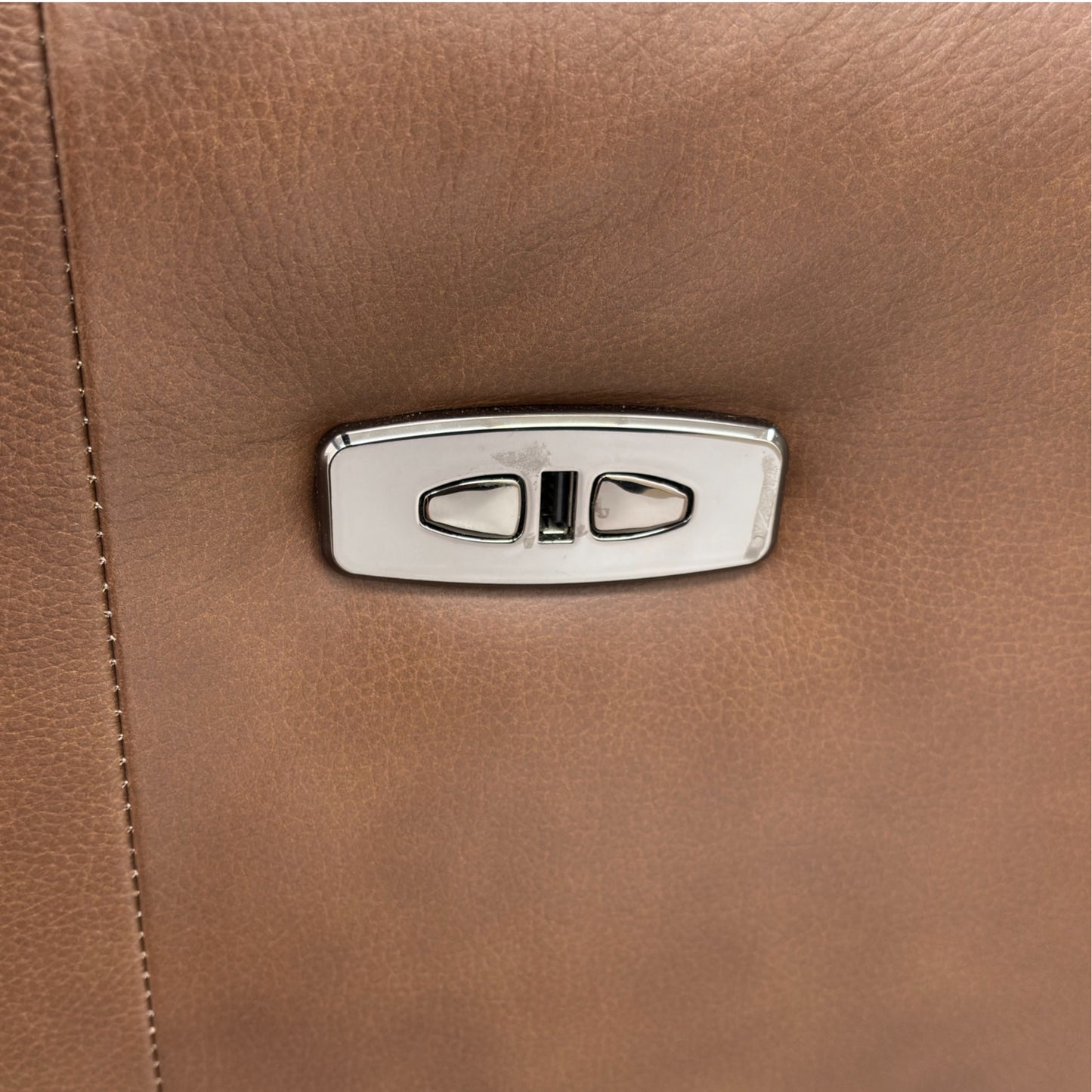 ‘Utah' Roast Lx-6414 Leather 2 Seater Power Recliner Sofa