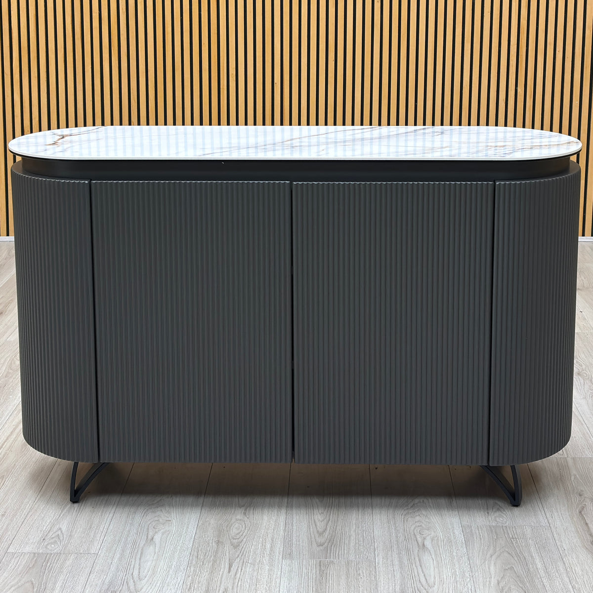 'Jose' Fiorentino Marble Ceramic Top 2 Door Sideboard