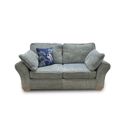 'Challenger' Duck Egg Weave Fabric 2 Seater Sofa Bed