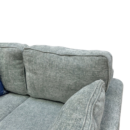 'Challenger' Duck Egg Weave Fabric 2 Seater Sofa Bed
