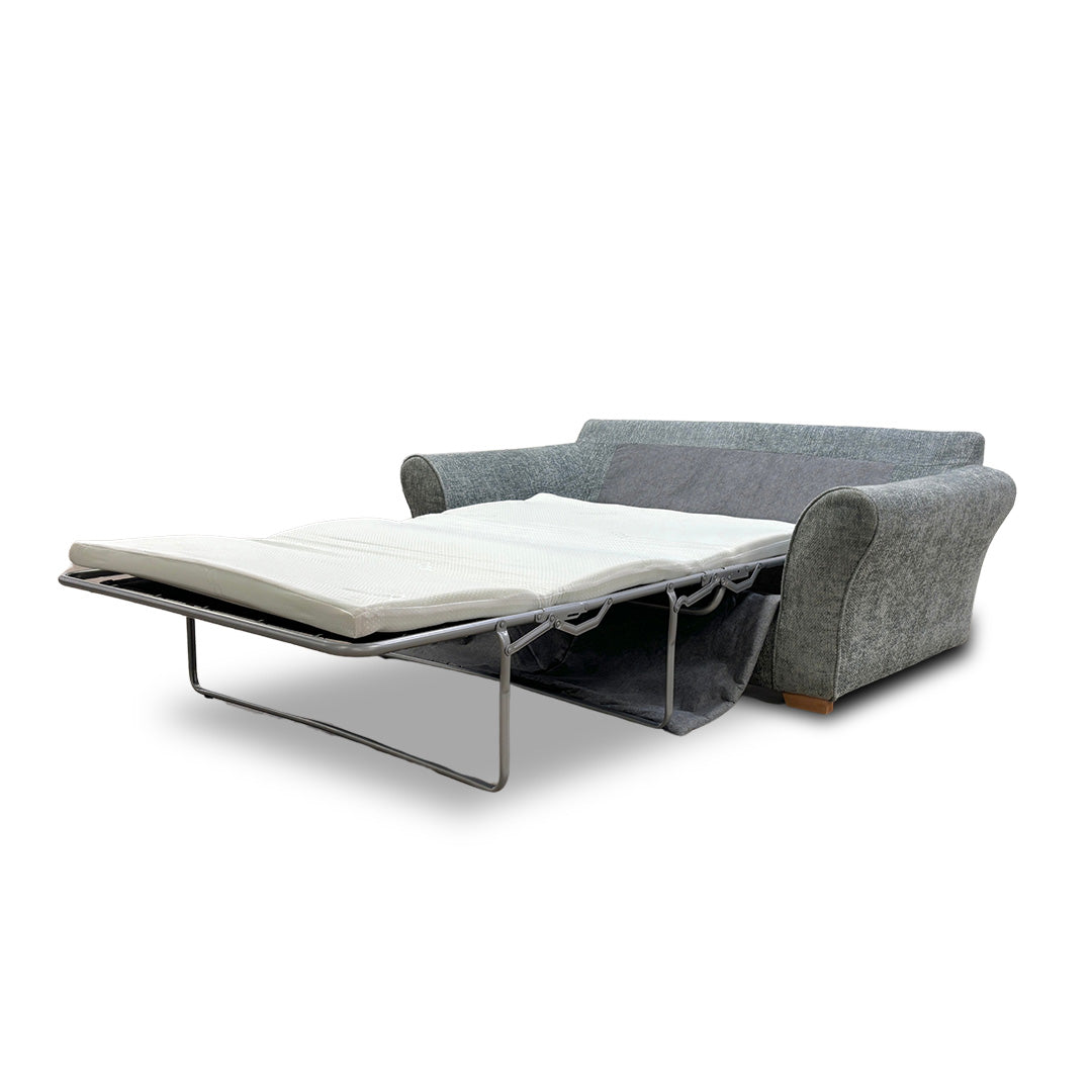 'Challenger' Duck Egg Weave Fabric 2 Seater Sofa Bed
