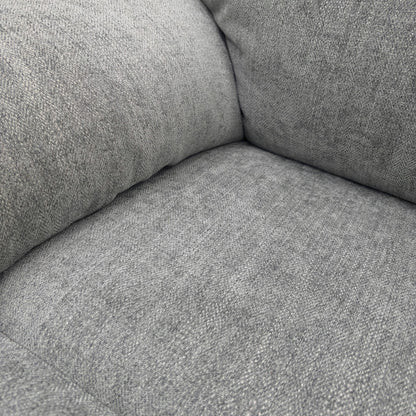 ‘Moreno’ Fab-Meo-R24 Haze Fabric 2 Seater Power Recliner Sofa