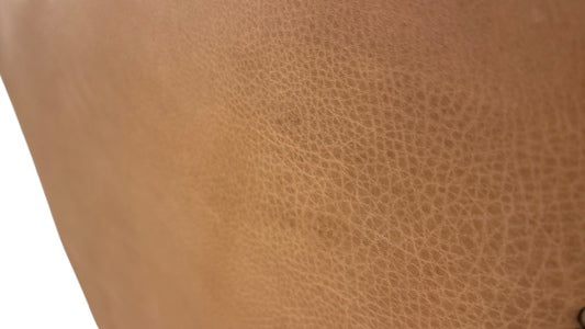 ‘Morton’ Tan Leather Accent Chair