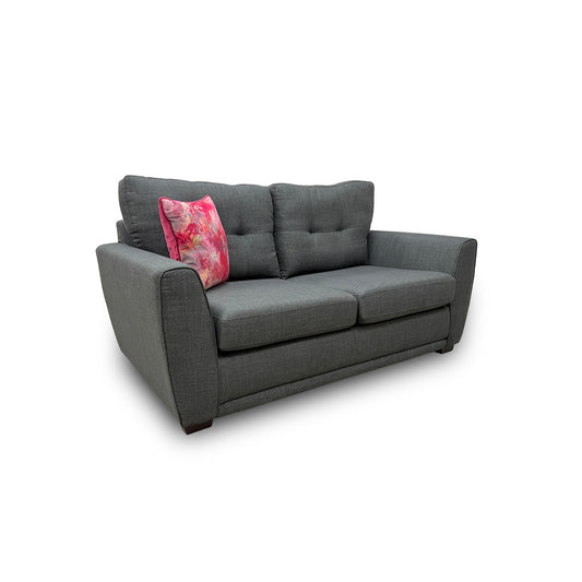 'Kian' Charcoal Revive Fabric Large 2 Seater Sofa Bed