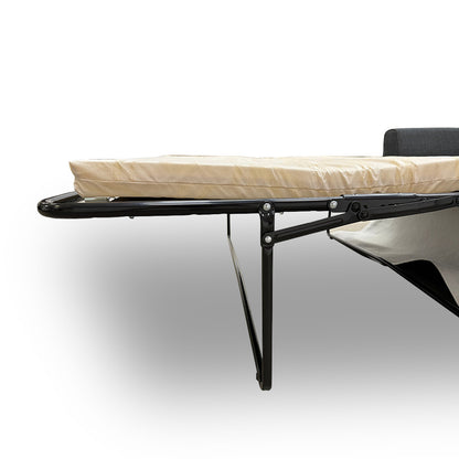 'Kian' Charcoal Revive Fabric Large 2 Seater Sofa Bed