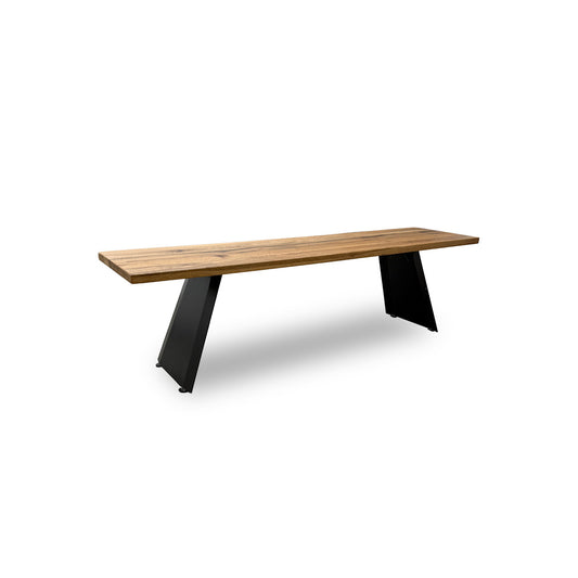 'Lucio' 01 Oiled Solid Oak 160cm Dining Bench