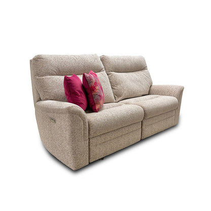 Parker Knoll ‘Hudson 23’ Ida Autumn Large 2 Seater Fabric Power Recliner Sofa