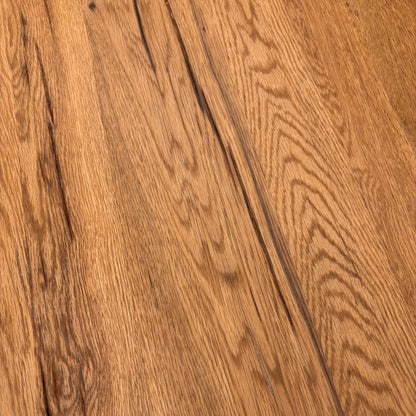 Bodahl ‘Terra' 01 Oiled Solid Oak Straight Edge 180cm Dining Table with Wooden Star Base