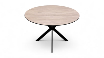 ‘Sadia’ Oak Round Dining Table - 110cm