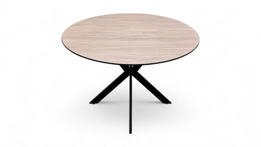 ‘Sadia’ Oak Round Dining Table - 110cm