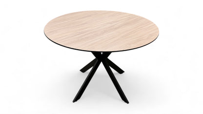 ‘Sadia’ Oak Round Dining Table - 110cm