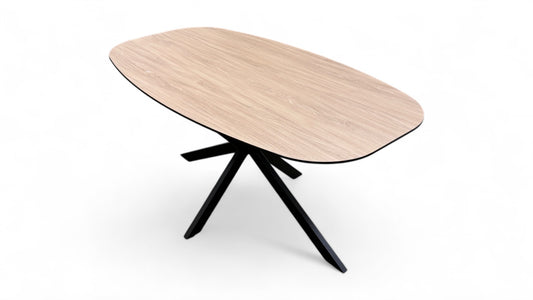 'Sadia' Oak Oval Dining Table - 160cm