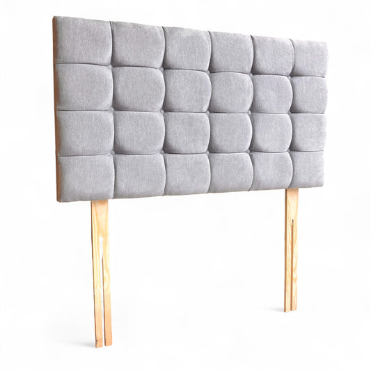 ‘Dice’ Plain Diamond Strutted Headboard - Small Double