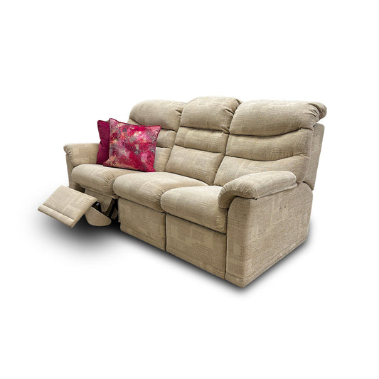G Plan ‘Malvern’ B342 Lydia Multi Fabric Power Recliner 3 Seater Sofa
