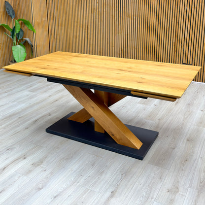 ‘Aydin’ Solid Oak Large Extending Dining Table