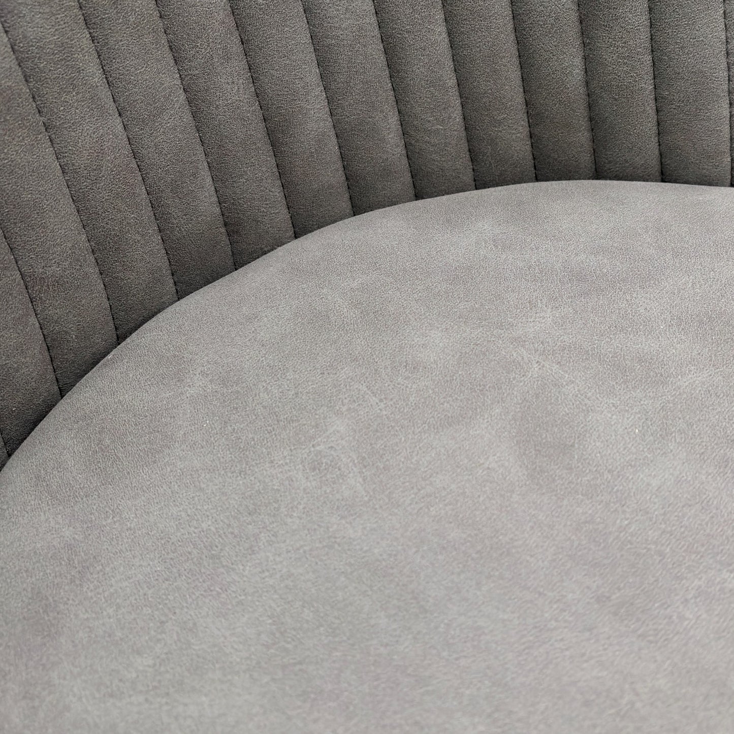 ‘Grigio’ Grey Upholstery Set of 4 Dining Chairs