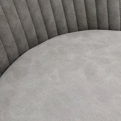 ‘Grigio’ Grey Upholstery Set of 4 Dining Chairs