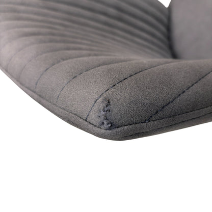 ‘Grigio’ Grey Upholstery Set of 4 Dining Chairs