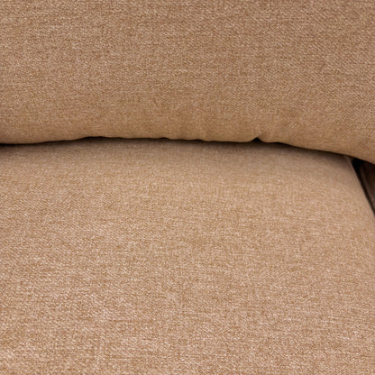 ‘Evelyn’ Latte Orkney Plain Fabric 3 Seater Sofa