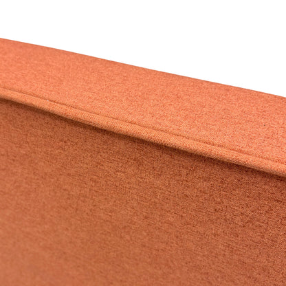 'Sleepeezee' Joshua Burnt Orange Fabric Divan Base Only - King