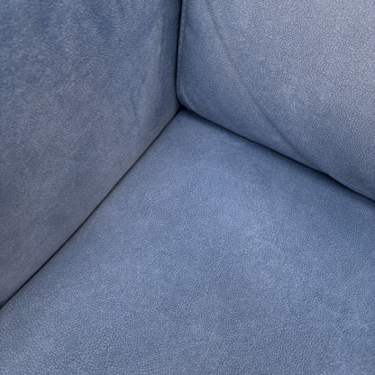 'Ezra' Dexter 43525 Wave Velvet 3 Seater Power Recliner Sofa with Power Headrests