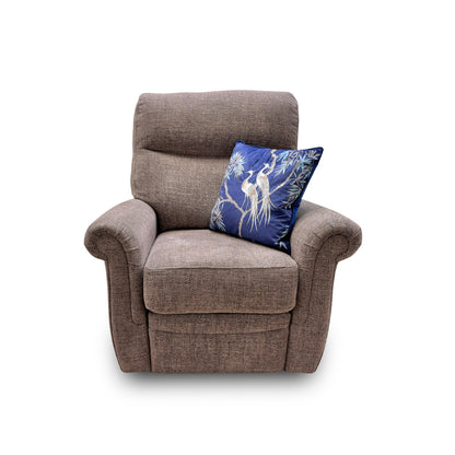 G Plan 'Avon' Sea Earth A722 Fabric Power Recliner Armchair