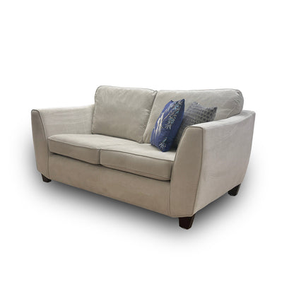 ‘Orlby’ Plaza Linen Ice 2 Seater Sofa
