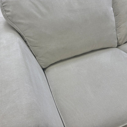 ‘Orlby’ Plaza Linen Ice 2 Seater Sofa