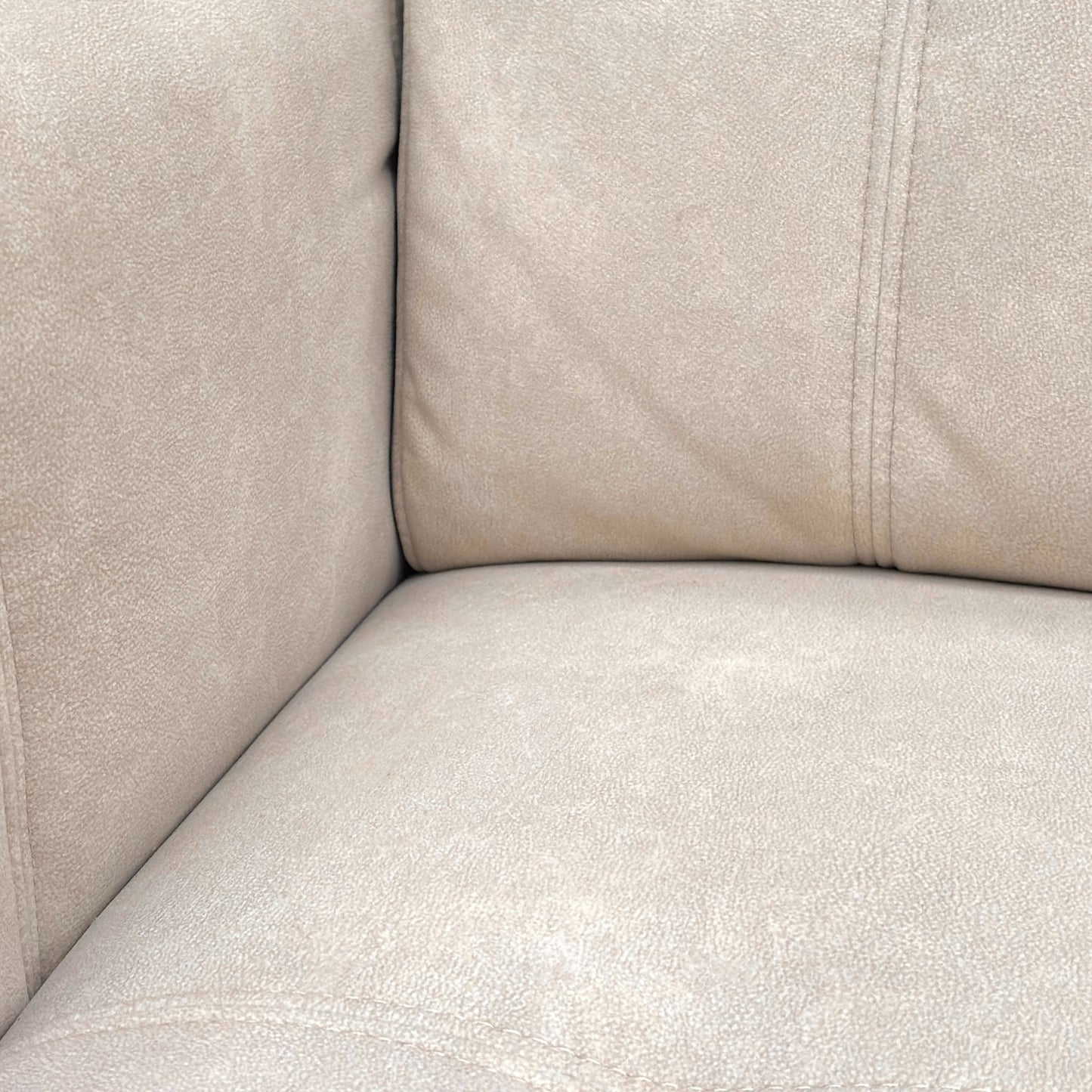 'Ezra' Dexter 43501 Ivory Velvet 2 Seater Power Recliner Sofa with Power Headrests