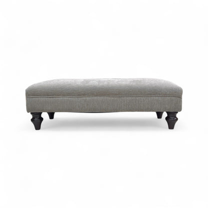 ‘Sydney' Taupe Combination Sydney Combination Large Plain Top Footstool