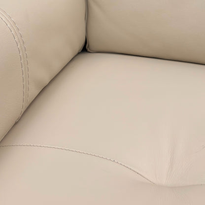 World of Leather ‘Brescia’ Nw-521e Frost Leather 3 Seater Power Recliner Sofa