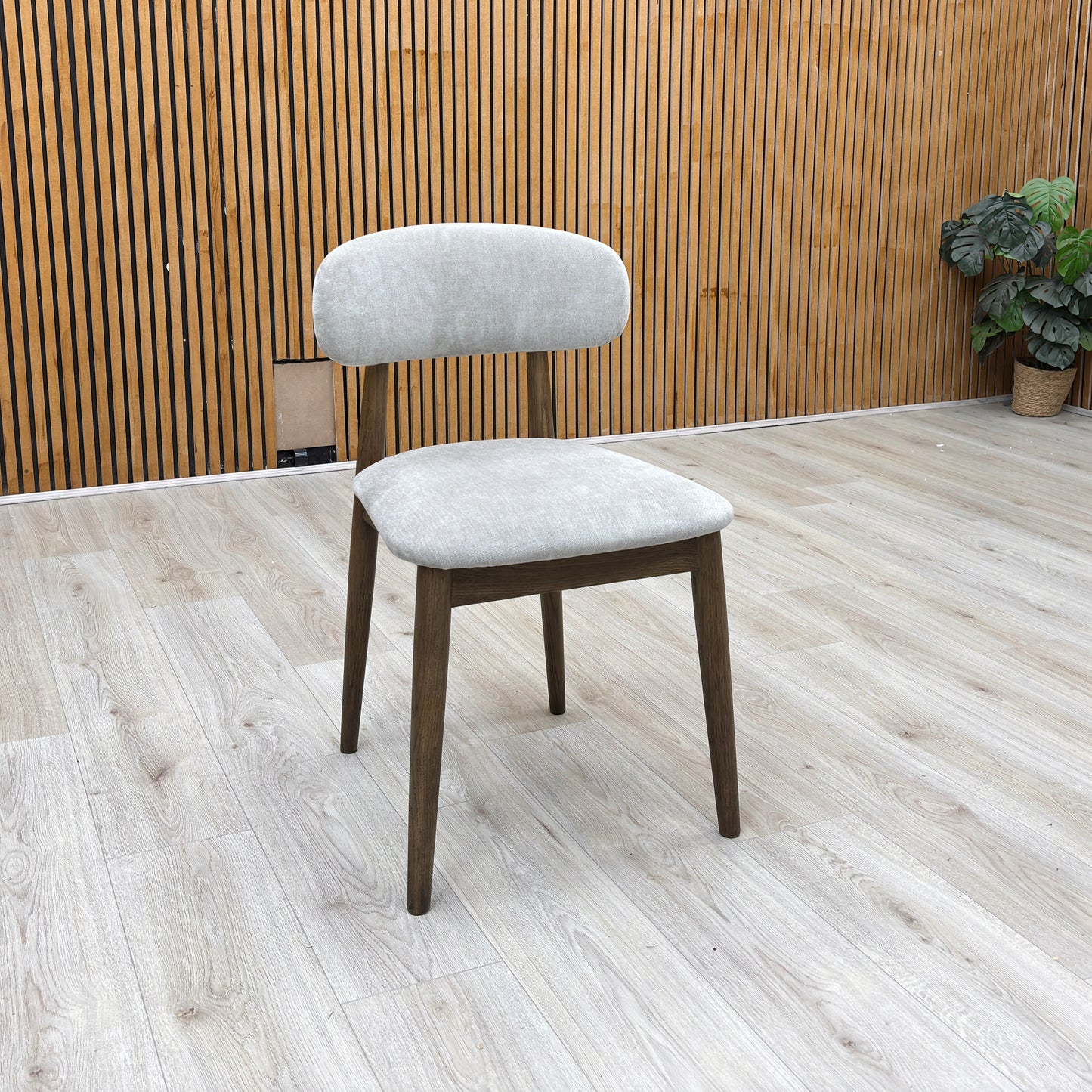‘Stockholm’ Dark Oak Wooden Dining Chair