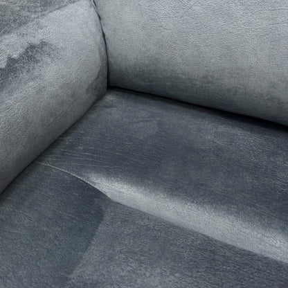 ‘Thornbury’ A026 Prama Midnight Velvet Small Right Hand Facing Power Recliner Corner Sofa with Power Headrests and Power Lumbar