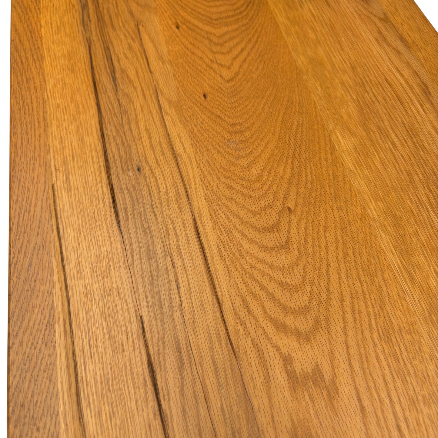 Bodahl ‘Terra’ 01 Oiled Solid Oak Compact 140cm Dining Bench with Metal X-Shaped Legs