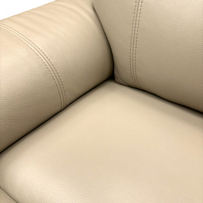 ‘Sloane' Cat-40:08 Oyster Leather Chair