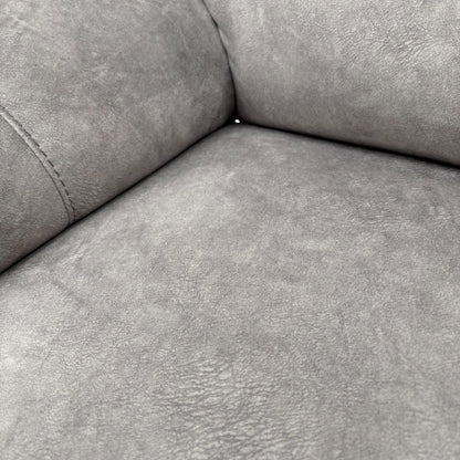 ‘Berlin' Light Grey Be-0102 Dapple Velvet Power Recliner Armchair