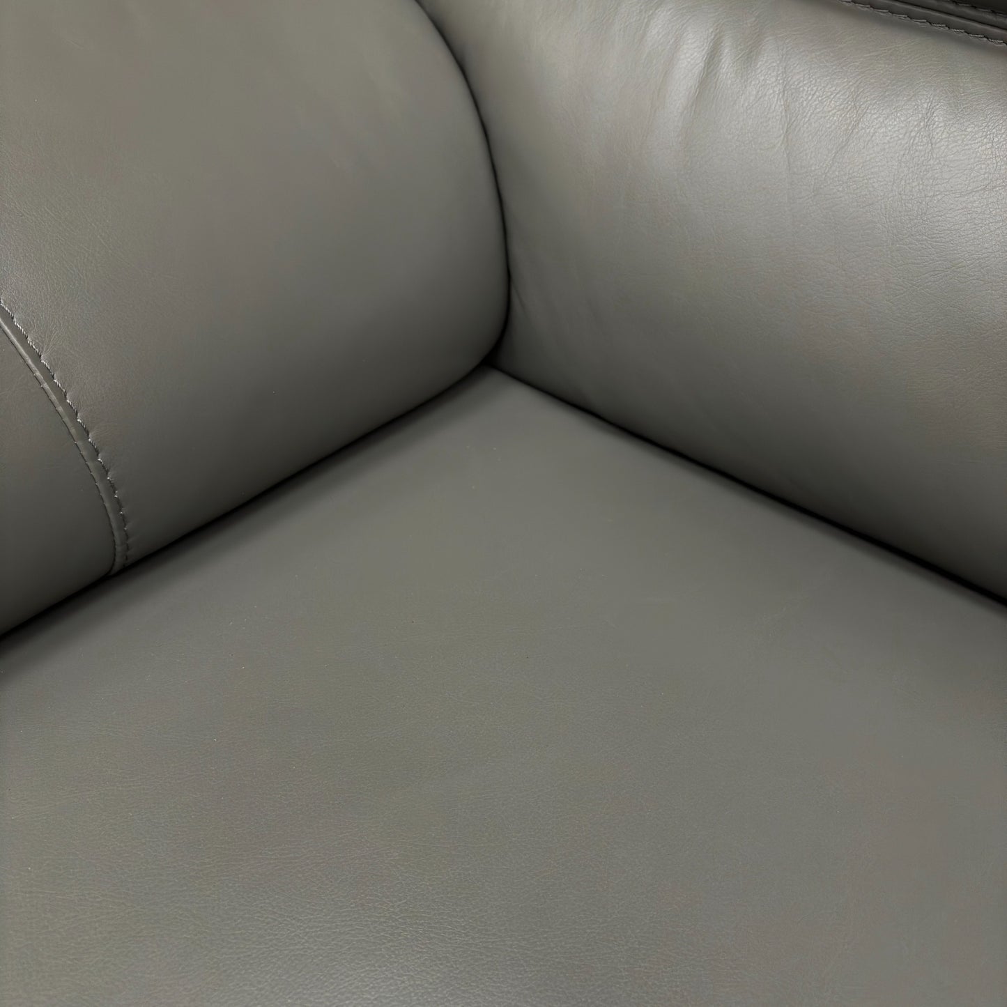 ‘Berlin' Natural Ash La-4825 Leather Power Recliner Modular 2 Corner 2 Sofa with Power Headrests + Power Recliner Armless Unit
