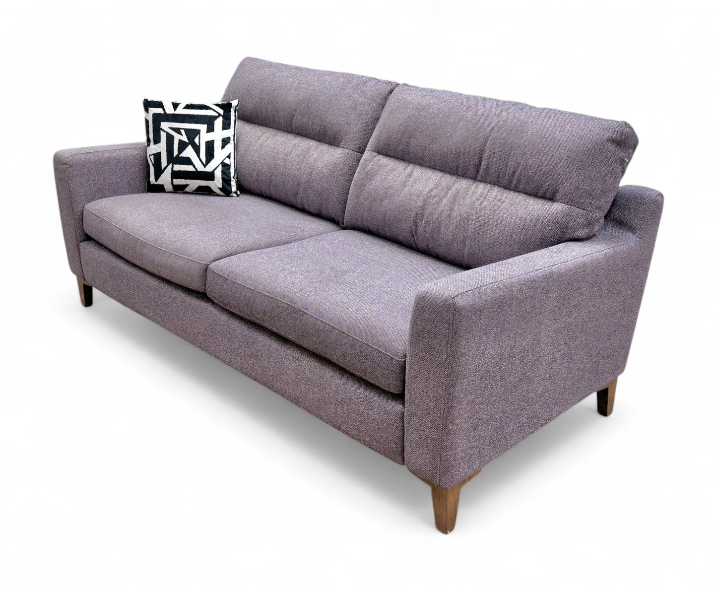 ‘Uniqa’ Sousel Mulberry Purple Fabric 3 Seater Sofa