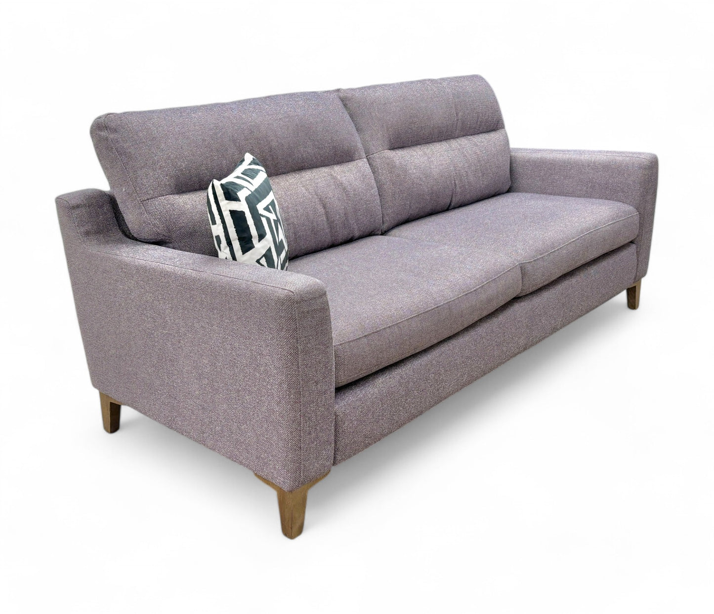 ‘Uniqa’ Sousel Mulberry Purple Fabric 3 Seater Sofa